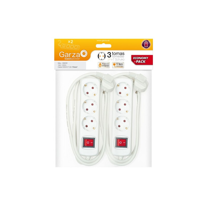 BASE 3 TOMAS 1,5mmx1,4mts BLANCO(X2)