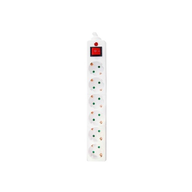BASE 6 TOMAS 1,5mmx3mts C/INT.PS BLANCO
