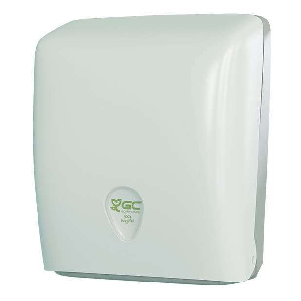 DISPENSADOR TOALLA MANO PLAST. BLANCO GC 100% RECICLADO