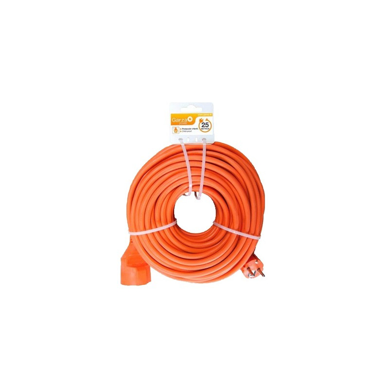 PROLONGADOR JARDIN 3G 1,5mmx25mts NARANJA