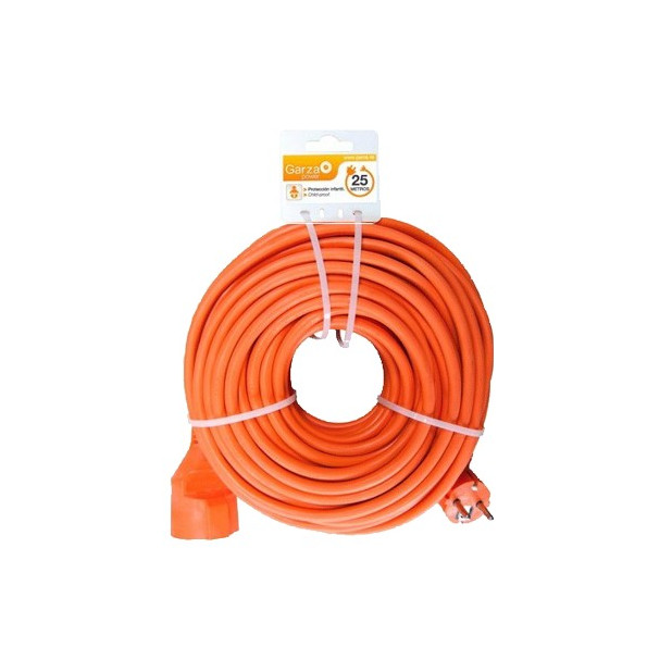 PROLONGADOR JARDIN 3G 1,5mmx25mts NARANJA