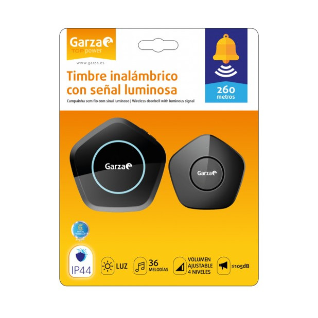 TIMBRE INALAMBRICO ESTRELLA NEGRO IM06