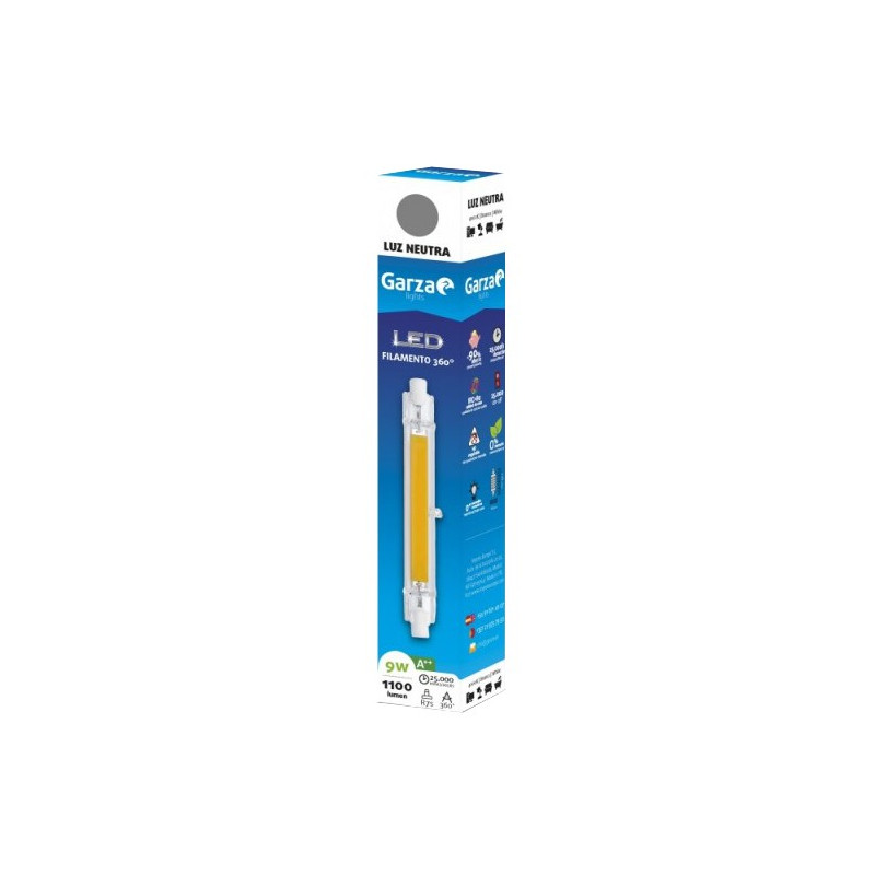 LAMPARA LED R7S 11W 360º 118mm 1100LM 40K