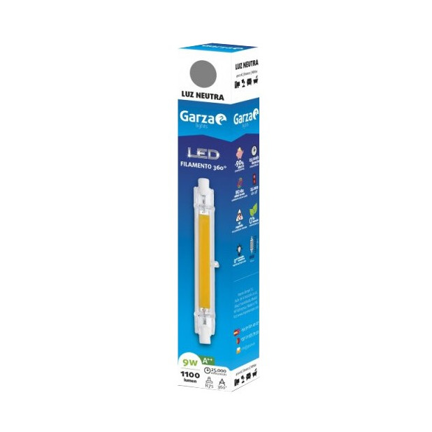 LAMPARA LED R7S 11W 360º 118mm 1100LM 40K