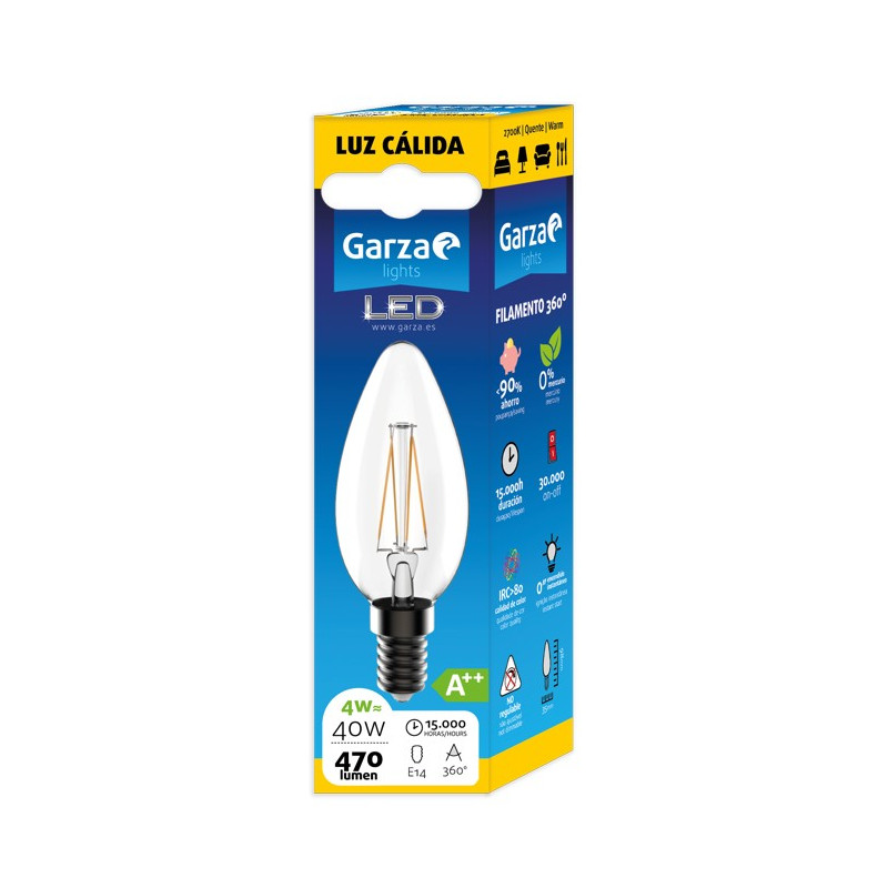 LAMPARA LED ESF.4W E27 470LM 5000K