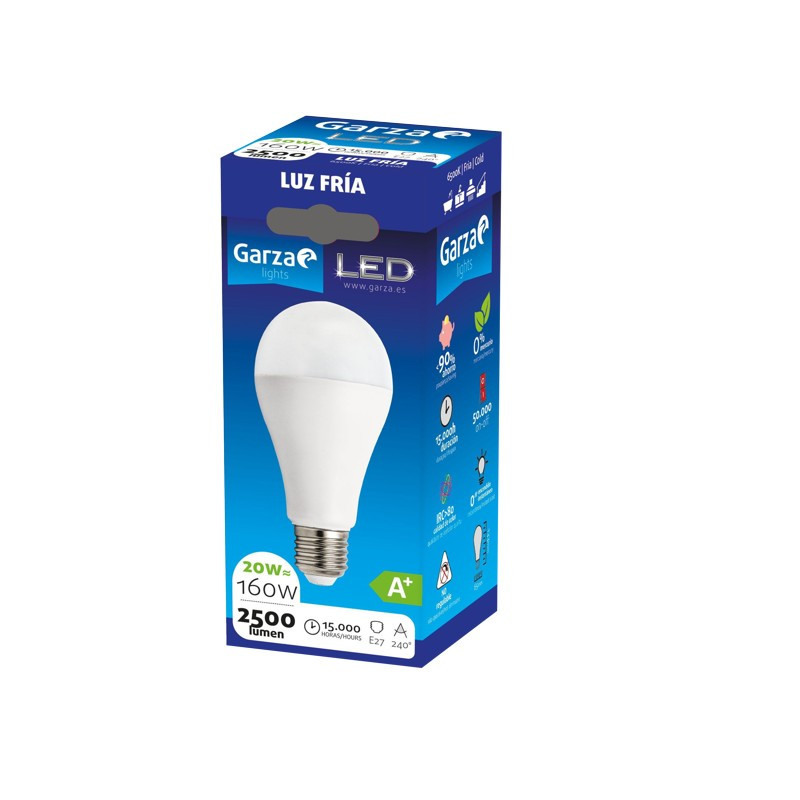 LAMPARA LED STD 20W E27 240º 2500ML 65K