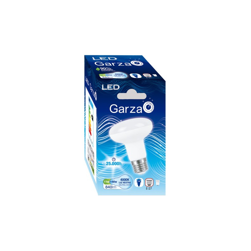LAMPARA LED R80 10W E27 110º 820LM 40K