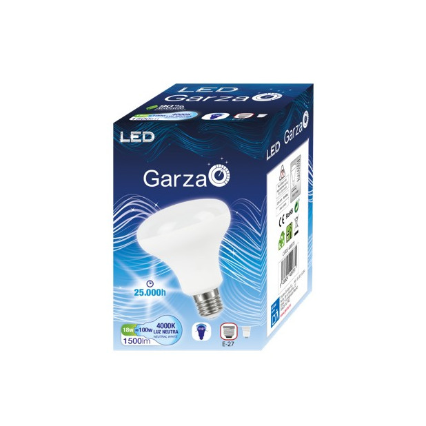 LAMPARA LED R90 18W E27 110º 1500LM 40K