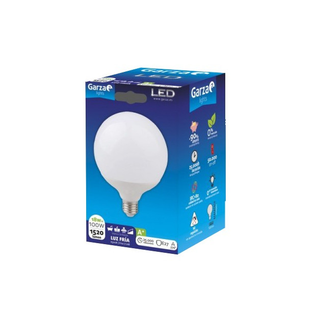 LAMPARA LED G120 13W E27 270º 1520LM 65K