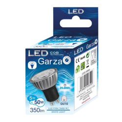 LAMPARA LED GU10 COB 5W 36º 350LM 50K