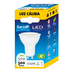LAMPARA LED GU10 6W 110º 500LM 30K