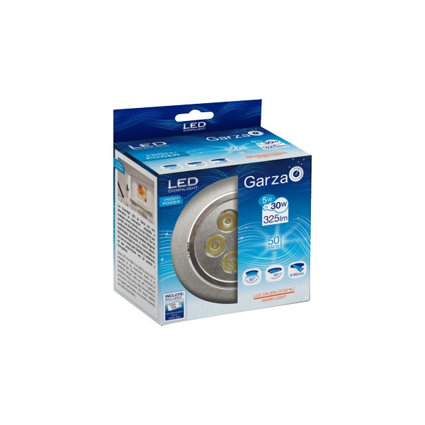 LAMPARA LED EMP.HP 5W 60º 400LM 27K AL.