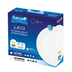 PANEL LED DOW.CIRC.120 6W 420LM 40K BL