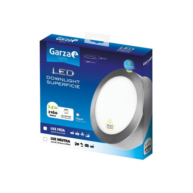 PANEL LED DOW.CIRC.SUP 300 24W 2160LM 40K PL