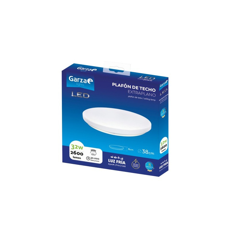 LAMPARA CEILING 380x63MM 32W 2600LM 65K