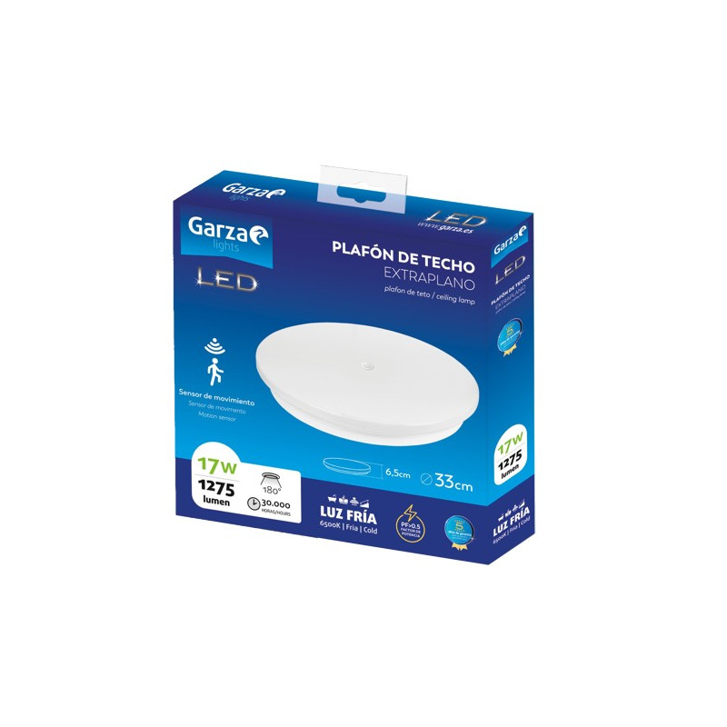 LAMPARA CEILING PIR 330x65CM 17W 1275LM 65K