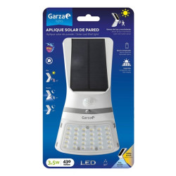 APLIQUE LED SOLAR 3,5W 430LM 60K SENS BLANCO