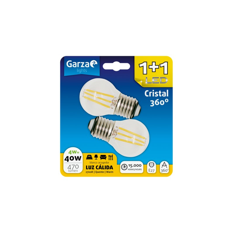 LAMPARA LED ESF 4W E27 470LM 2700K