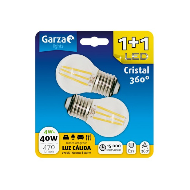 LAMPARA LED ESF 4W E27 470LM 2700K