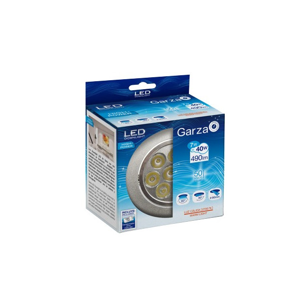 LAMPARA LED EMP.HP 7W 60º 560LM 27K AL