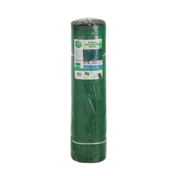 MALLA OCULTACION TOTAL 120gr 1x10M VERDE OSCURO
