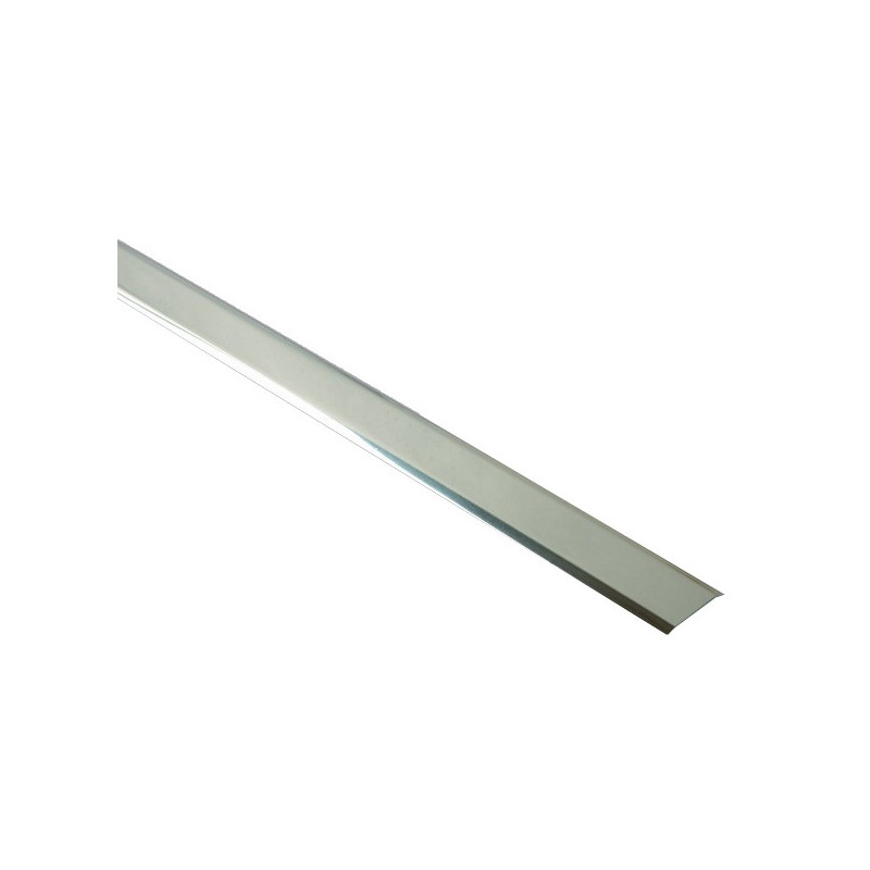 TAPAJUNTA ADHESIVO MOQUETA 29MM INOX 100CM