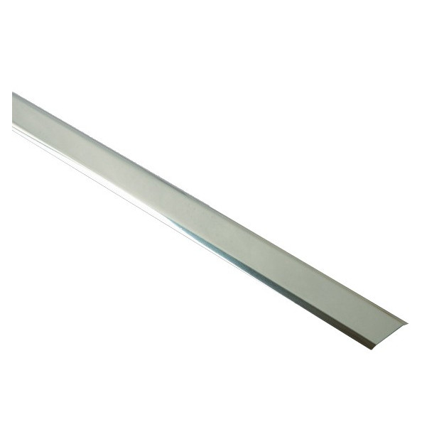 TAPAJUNTA ADHESIVO MOQUETA 29MM INOX 100CM