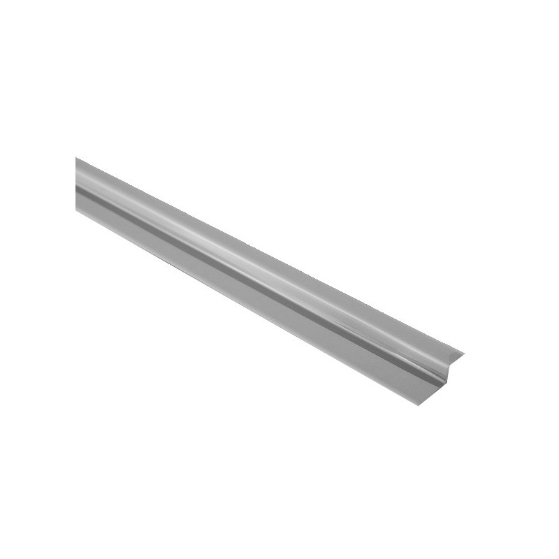 TAPAJUNTA ADHESIVO GRES 44MM INOX 100CM