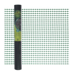 MALLA PLASTICA CUADRADA 1x5M VERDE 5MM