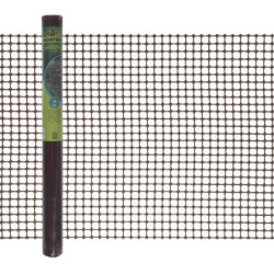 MALLA PLASTICA CUADRADA 1x5M MARRON 5MM