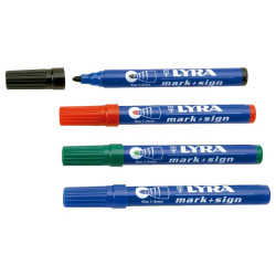 ROTULADOR PUNTA REDONDA "LYRA" AZUL
